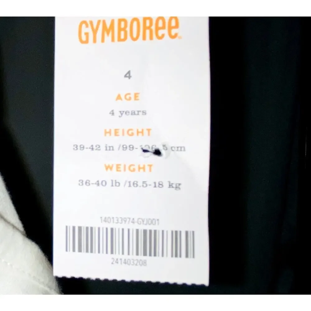 Gymboree girls white long sleeve top size 4